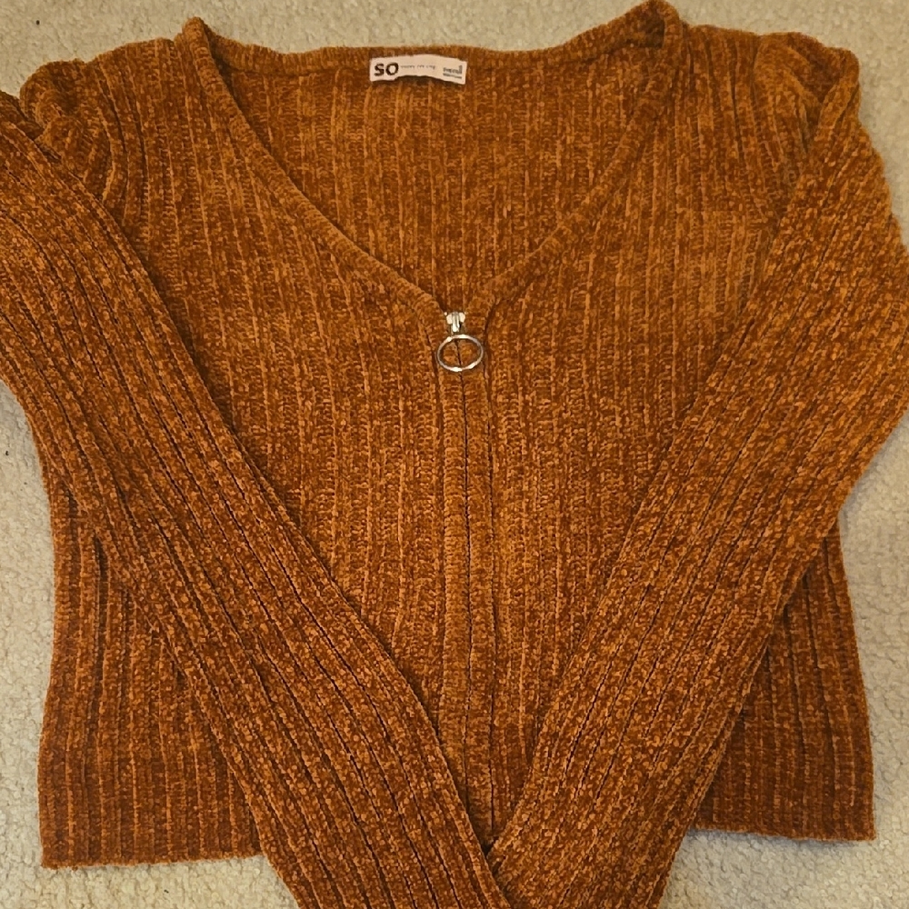 A cute velvet sweater